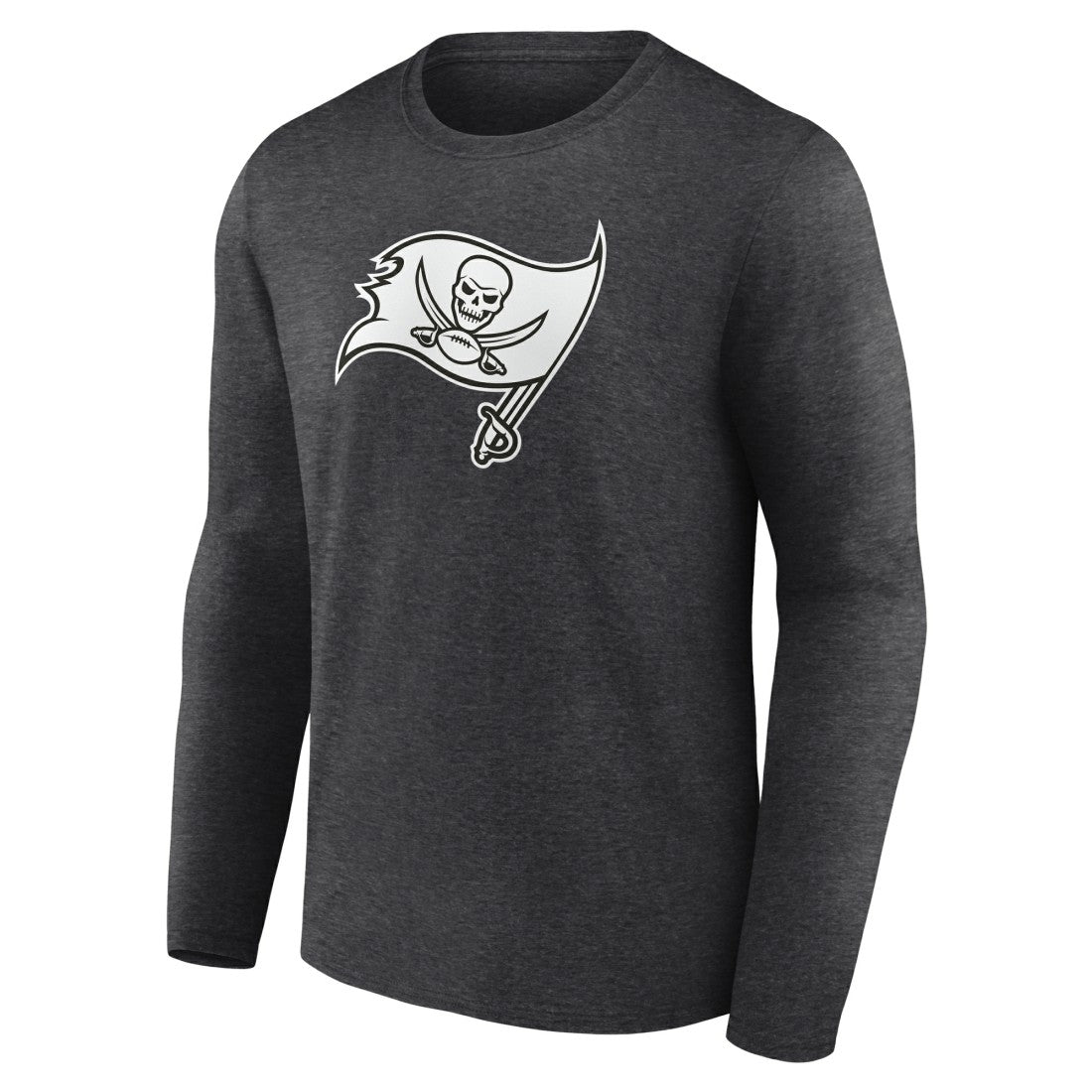 Tampa Bay Buccaneers Personalized Name & Number Monochrome Long Sleeve T-Shirt - Charcoal - NFL