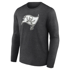 Tampa Bay Buccaneers Personalized Name & Number Monochrome Long Sleeve T-Shirt - Charcoal - NFL
