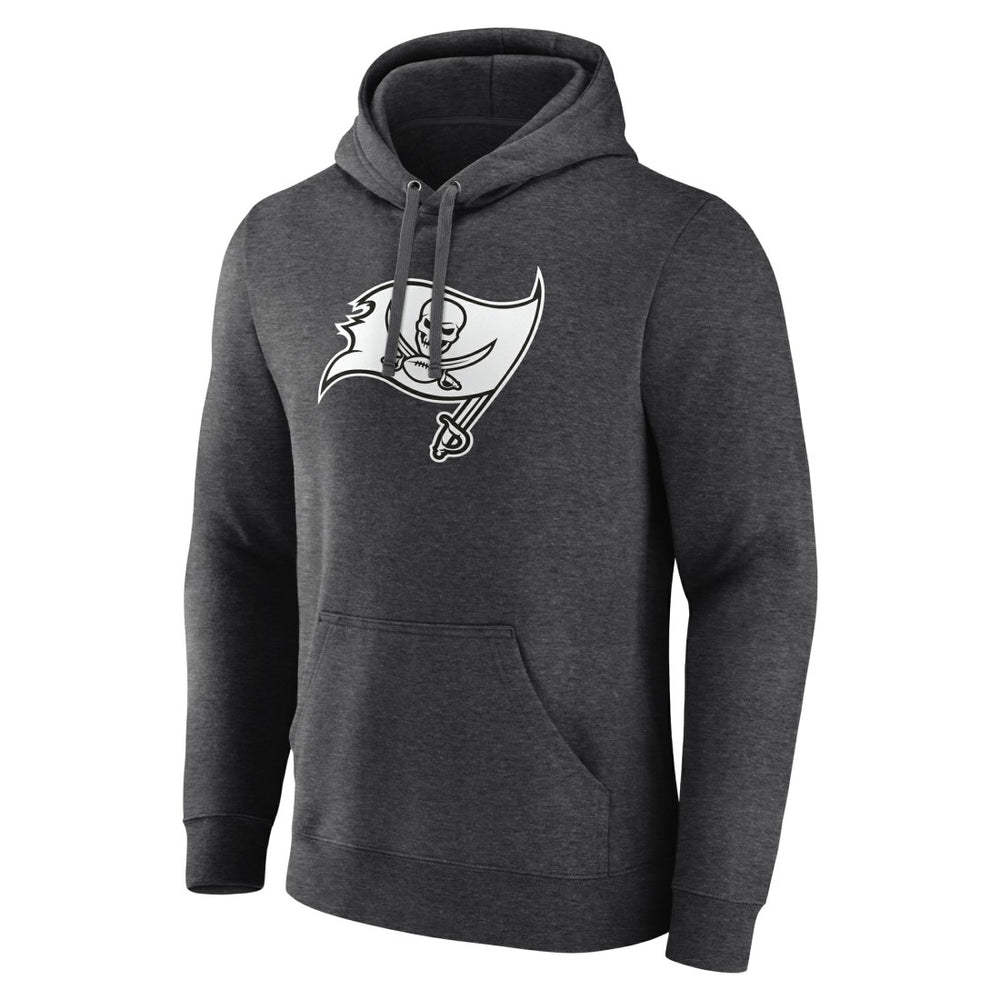 Tampa Bay Buccaneers Personalized Name & Number Monochrome Pullover Hoodie - Charcoal - NFL
