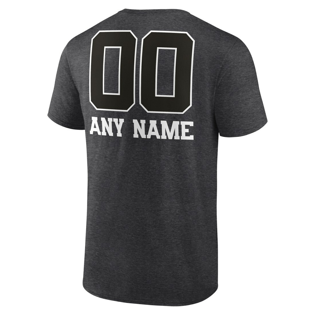 Tampa Bay Buccaneers Personalized Name & Number Monochrome T-Shirt - Charcoal - NFL