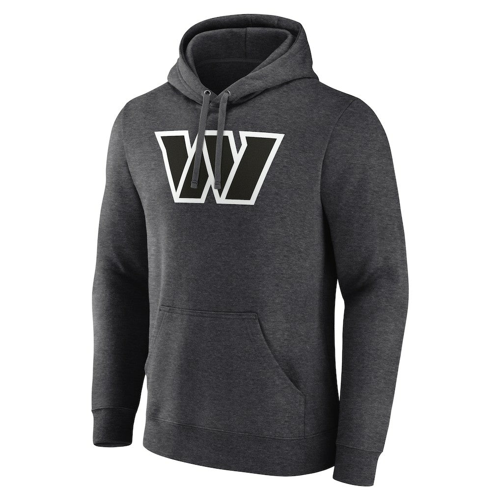 Washington Commanders Personalized Name & Number Monochrome Pullover Hoodie - Charcoal - NFL