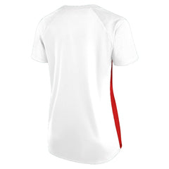 Kansas City Chiefs Women's Plus Size Glitter Lace-Up V- Neck T-Shirt - White - Fanatics