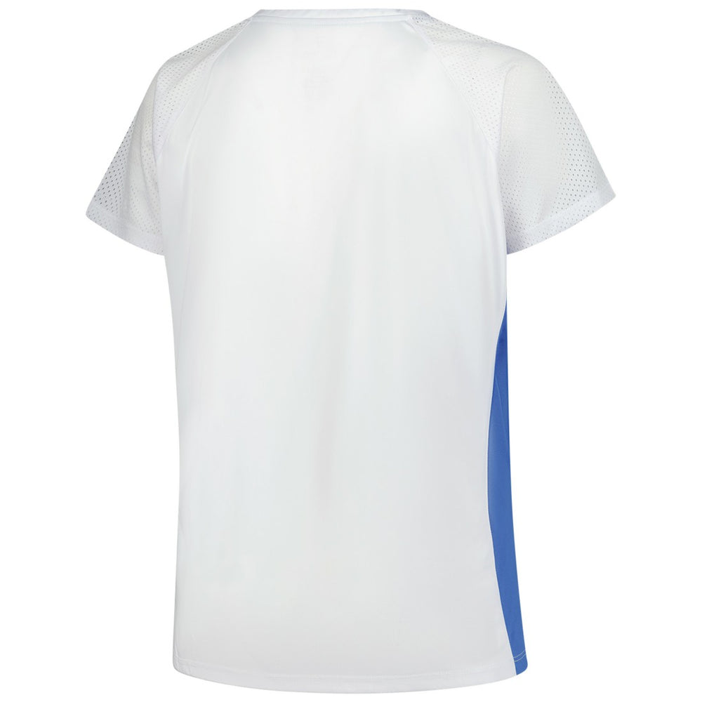 Detroit Lions Women's Plus Size Glitter Lace-Up V- Neck T-Shirt - White - Fanatics