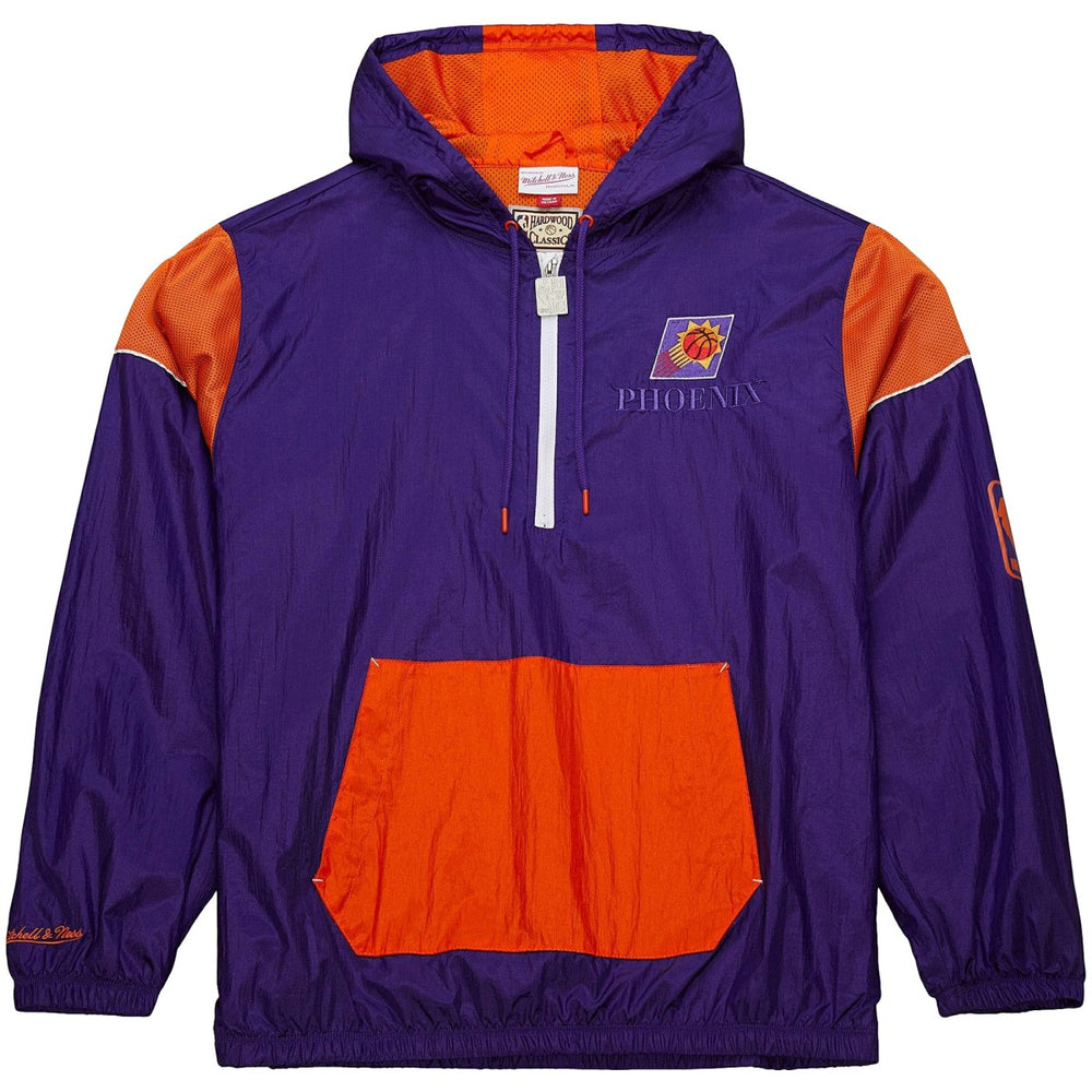 Mitchell & Ness Phoenix Suns Unisex Hardwood Classics Team OG 3.0 Anorak Half-Zip Windbreaker Jacket Purple