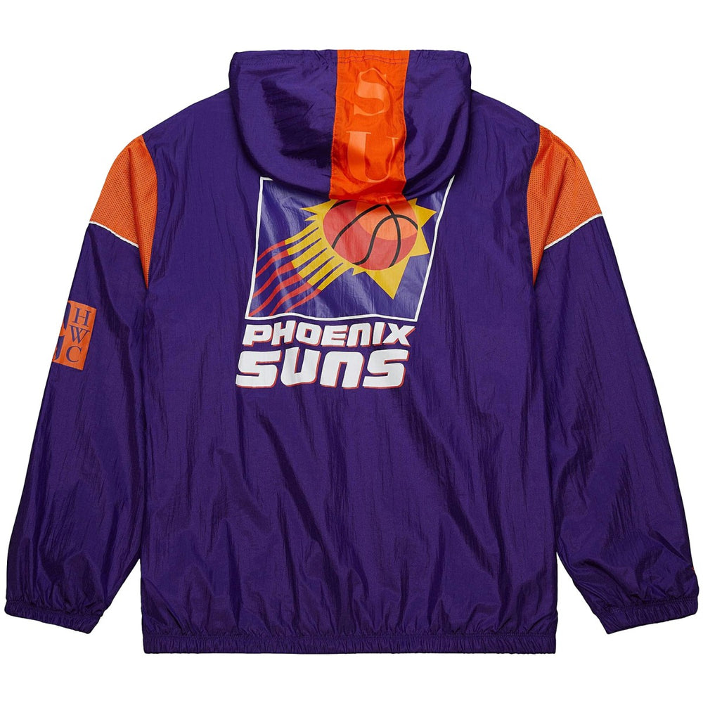 Mitchell & Ness Phoenix Suns Unisex Hardwood Classics Team OG 3.0 Anorak Half-Zip Windbreaker Jacket Purple