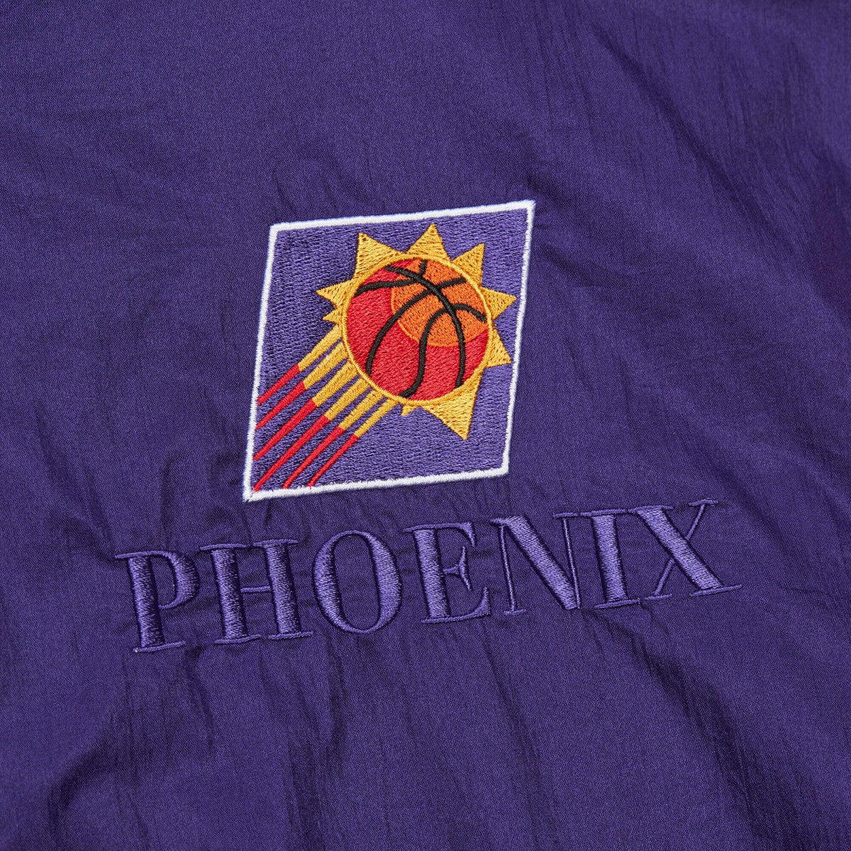 Mitchell & Ness Phoenix Suns Unisex Hardwood Classics Team OG 3.0 Anorak Half-Zip Windbreaker Jacket Purple
