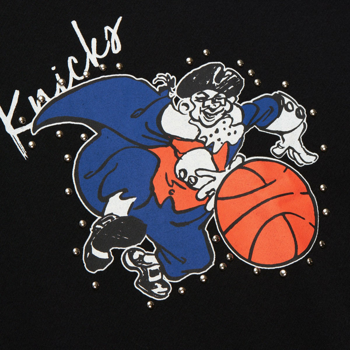 Mitchell & Ness New York Knicks Women's Hardwood Classics Home Team Pullover Sweatshirt Black