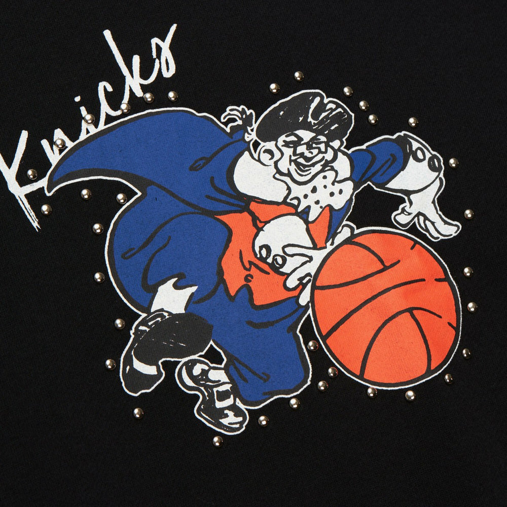Mitchell & Ness New York Knicks Women's Hardwood Classics Home Team Pullover Sweatshirt Black
