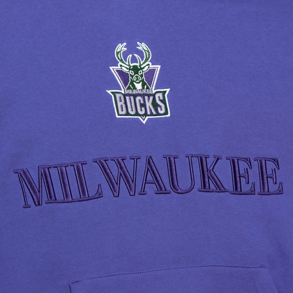 Mitchell & Ness Milwaukee Bucks Hardwood Classics Team OG 3.0 Pullover Hoodie Purple