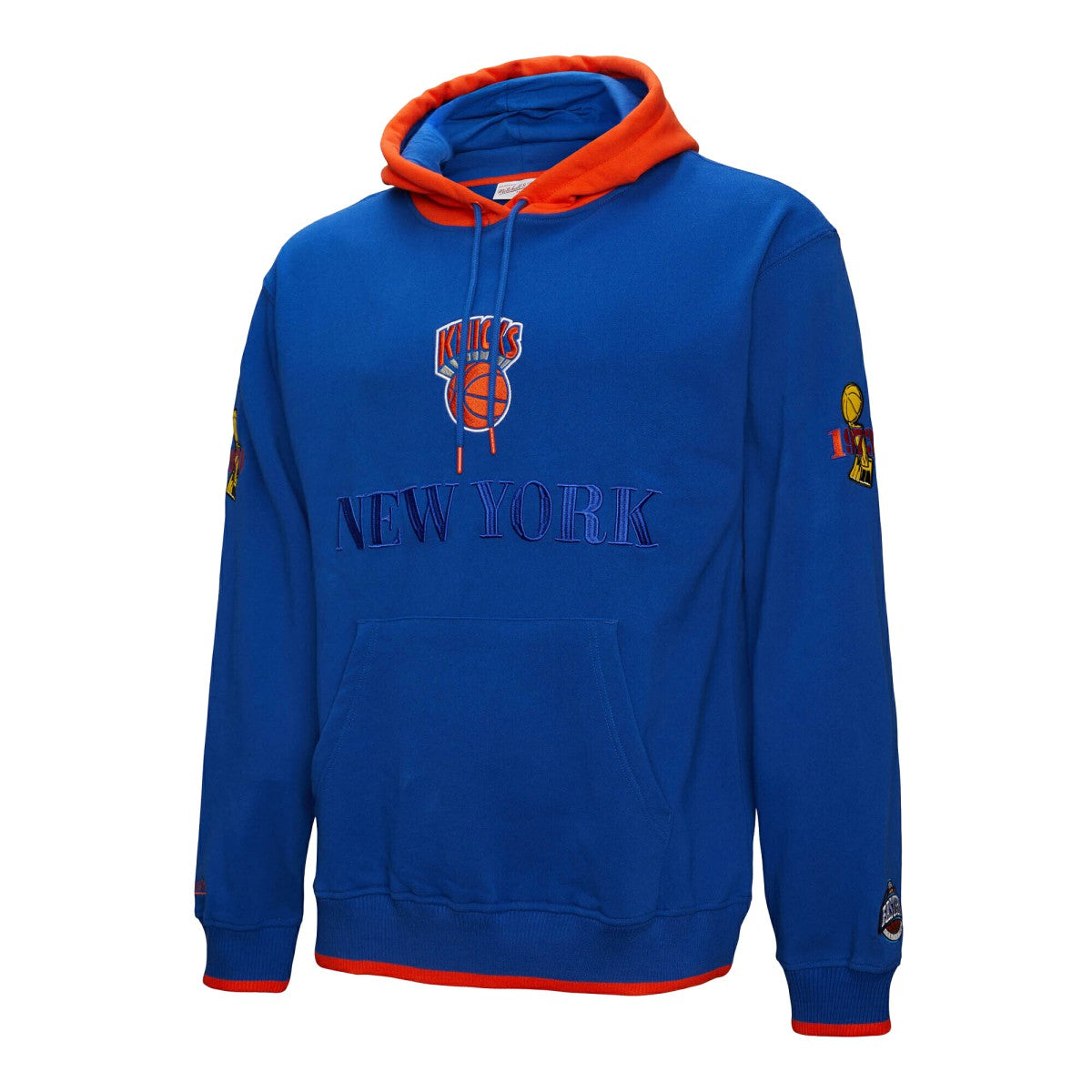 Mitchell & Ness New York Knicks Hardwood Classics Team OG 3.0 Pullover Hoodie Royal