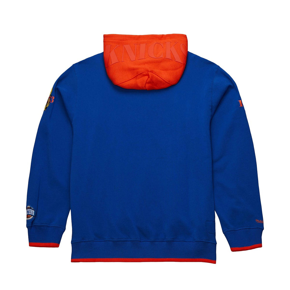 Mitchell & Ness New York Knicks Hardwood Classics Team OG 3.0 Pullover Hoodie Royal