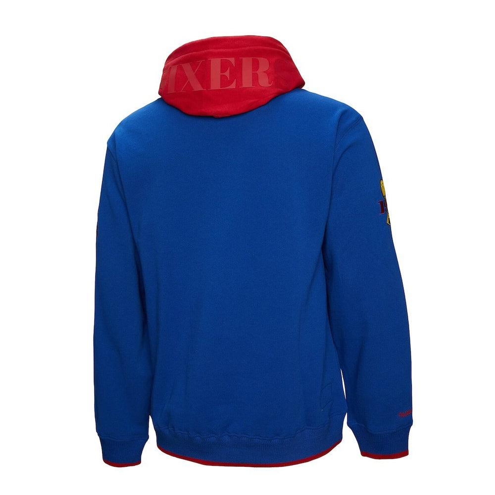 Mitchell & Ness Philadelphia 76ers Hardwood Classics Team OG 3.0 Pullover Hoodie Royal