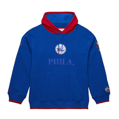 Mitchell & Ness Philadelphia 76ers Hardwood Classics Team OG 3.0 Pullover Hoodie Royal