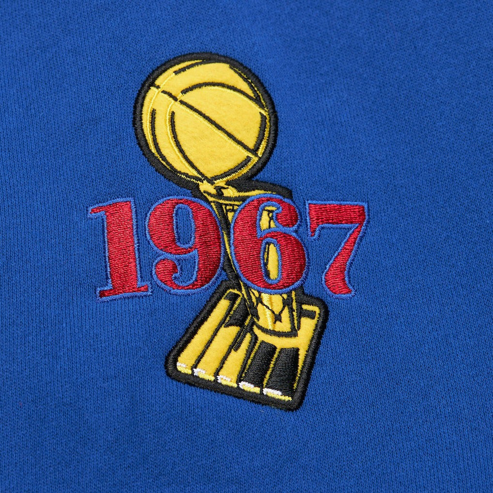 Mitchell & Ness Philadelphia 76ers Hardwood Classics Team OG 3.0 Pullover Hoodie Royal