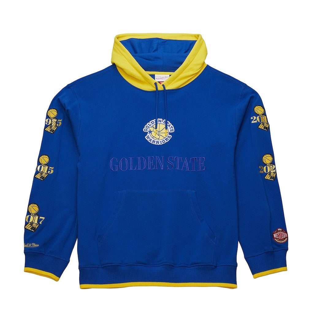 Mitchell & Ness Golden State Warriors Hardwood Classics Team OG 3.0 Pullover Hoodie Royal