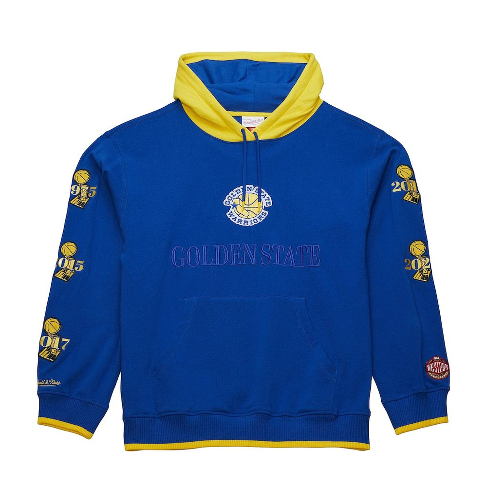 Mitchell & Ness Golden State Warriors Hardwood Classics Team OG 3.0 Pullover Hoodie Royal