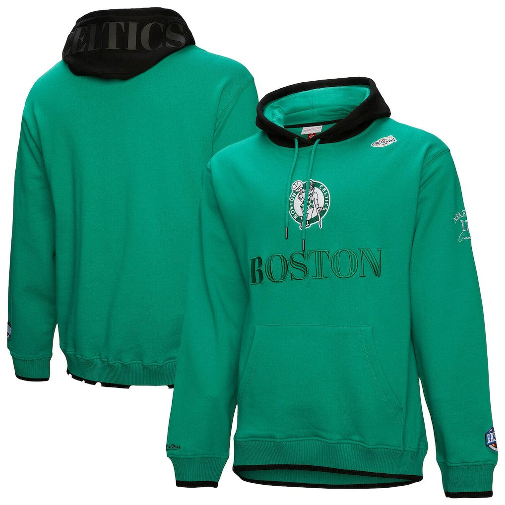 Mitchell & Ness Boston Celtics Hardwood Classics Team OG 3.0 Pullover Hoodie Kelly Green