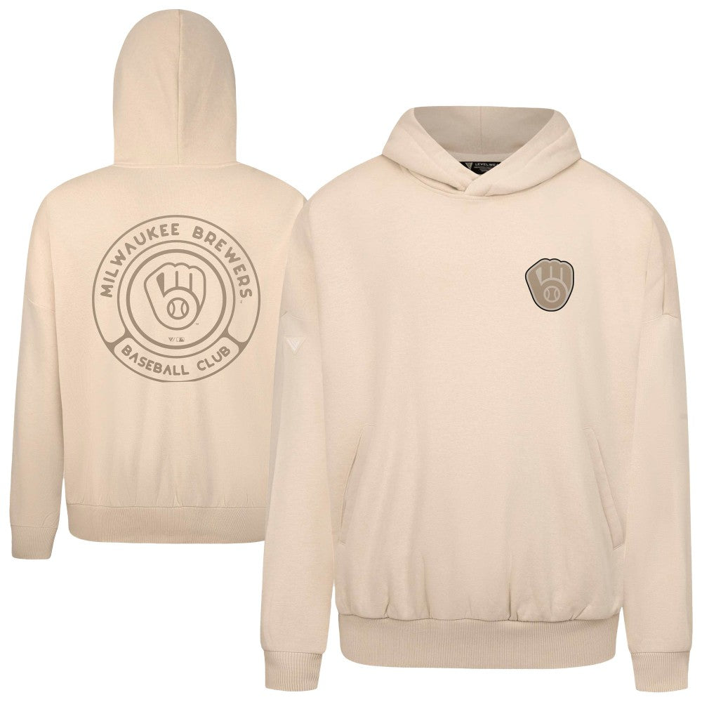 Milwaukee Brewers Levelwear Contact Oversized Pullover Hoodie Discount