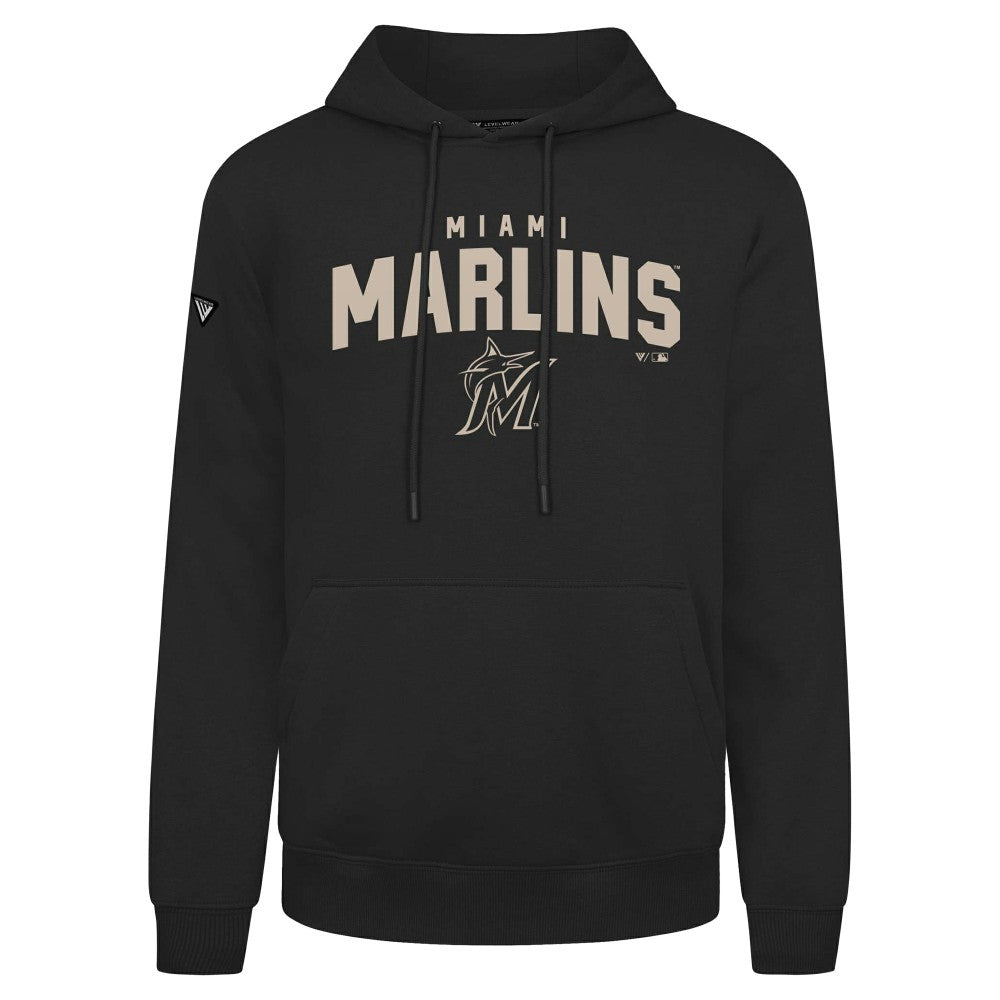Miami Marlins Levelwear Podium Team Arch Pullover Hoodie for sale