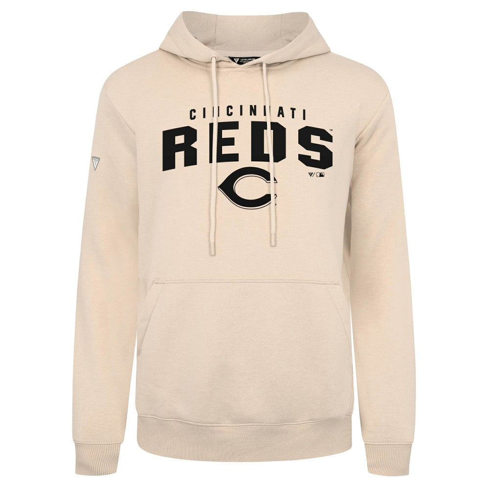 Cincinnati Reds Levelwear Podium Team Arch Pullover Hoodie Outlet