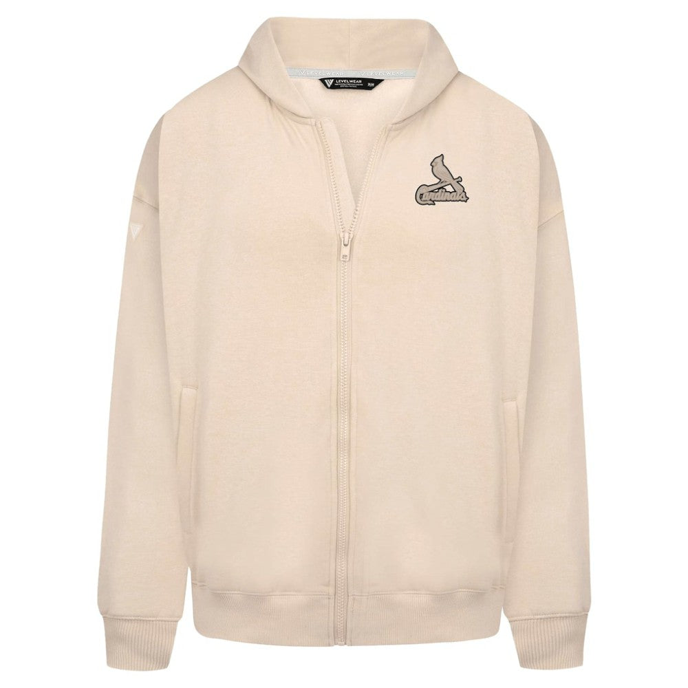 St. Louis Cardinals Levelwear Uphill Oversized Full-Zip Hoodie Online