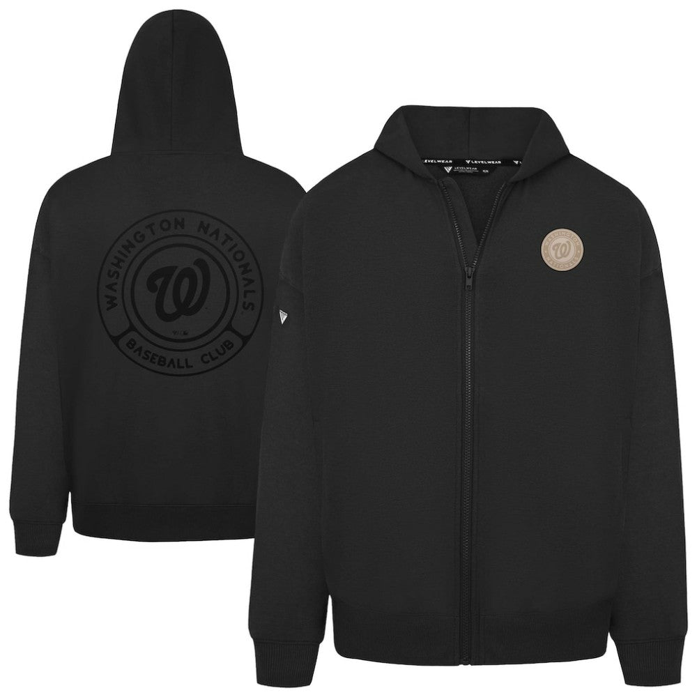 Washington Nationals Levelwear Uphill Oversized Full-Zip Hoodie Sale