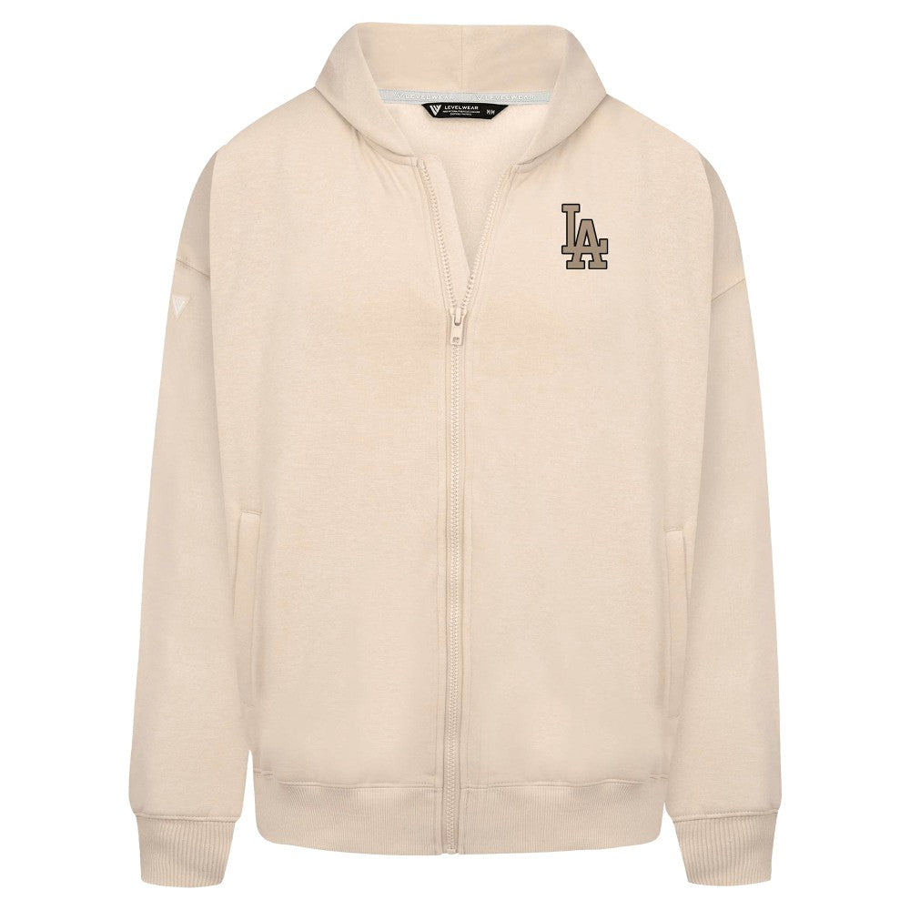 Los Angeles Dodgers Levelwear Uphill Oversized Full-Zip Hoodie Near Me