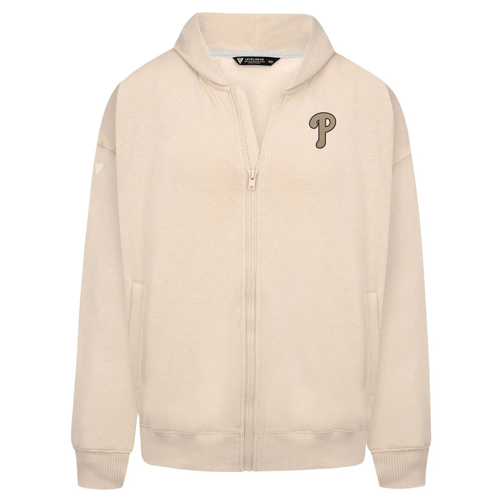 Philadelphia Phillies Levelwear Uphill Oversized Full-Zip Hoodie for sale