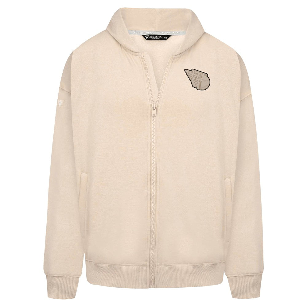 Cleveland Guardians Levelwear Uphill Oversized Full-Zip Hoodie for sale