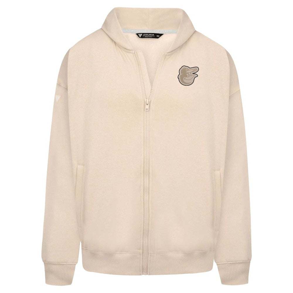 Baltimore Orioles Levelwear Uphill Oversized Full-Zip Hoodie Discount