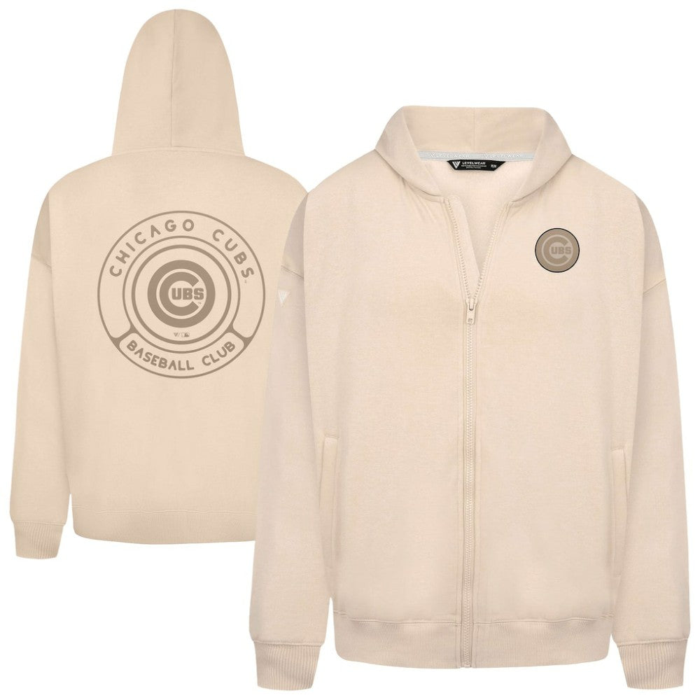 Chicago Cubs Levelwear Uphill Oversized Full-Zip Hoodie Near Me