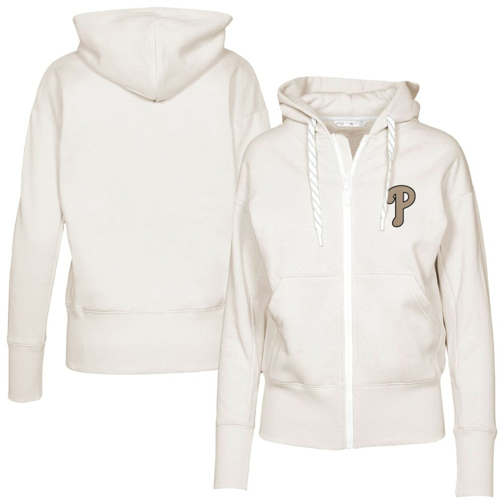 Philadelphia Phillies Levelwear Women's Gardinia Full-Zip Hoodie Outlet