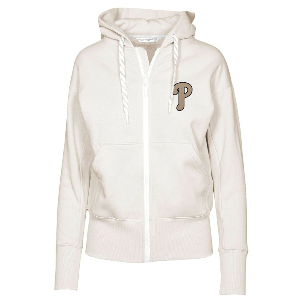 Philadelphia Phillies Levelwear Women's Gardinia Full-Zip Hoodie Outlet