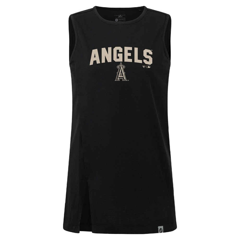 Los Angeles Angels Levelwear Women's Influx Team Arch Tank Top Outlet