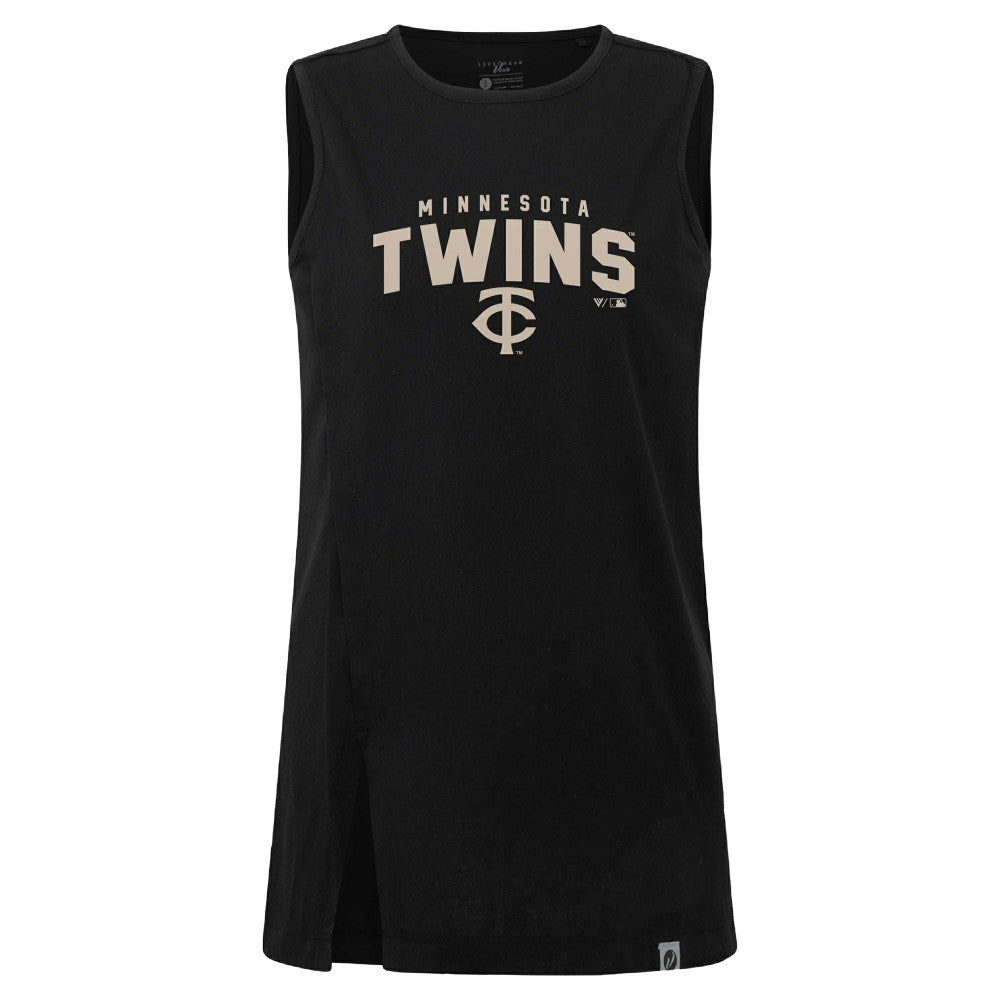 Minnesota Twins Levelwear Women's Influx Team Arch Tank Top Sale