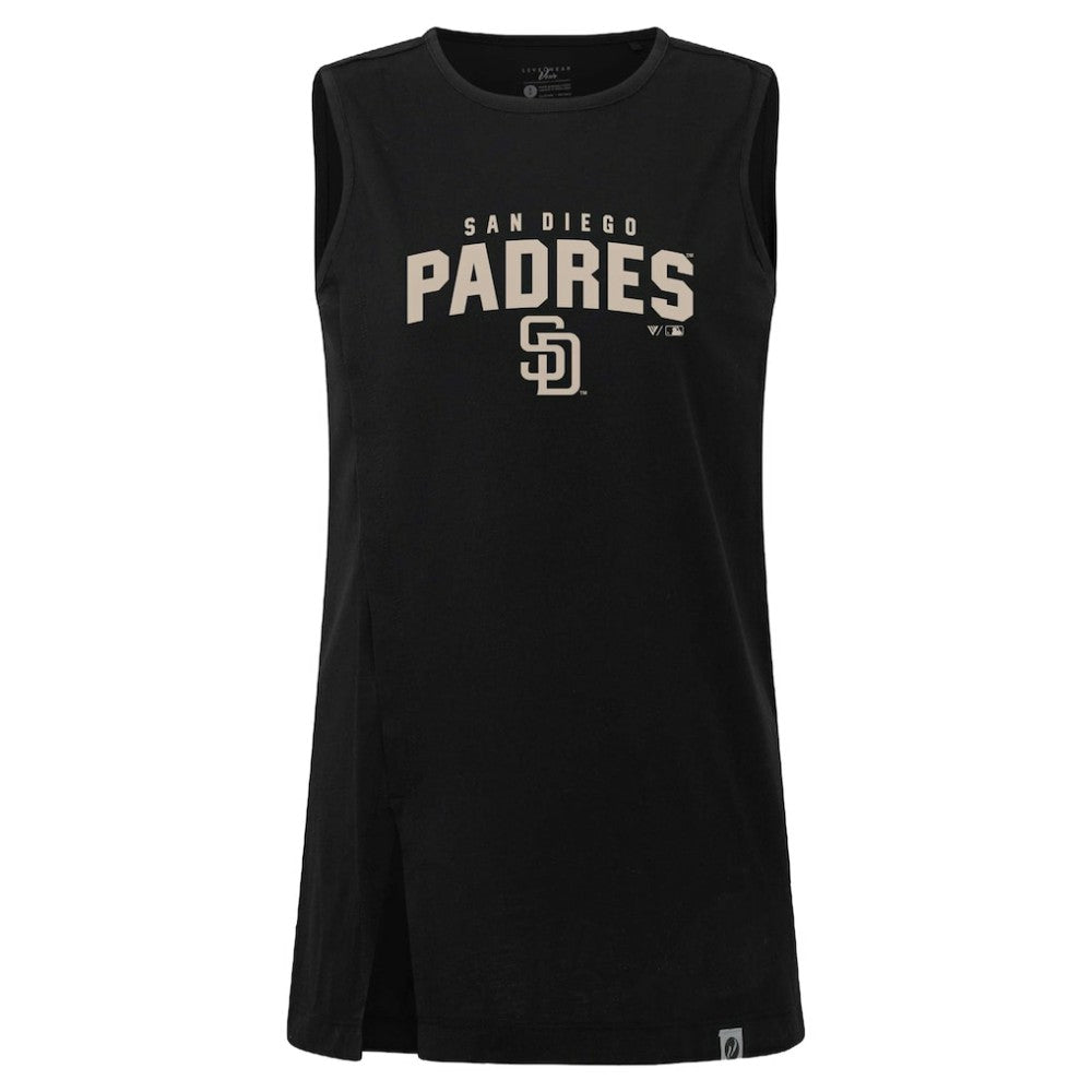 San Diego Padres Levelwear Women's Influx Team Arch Tank Top Outlet