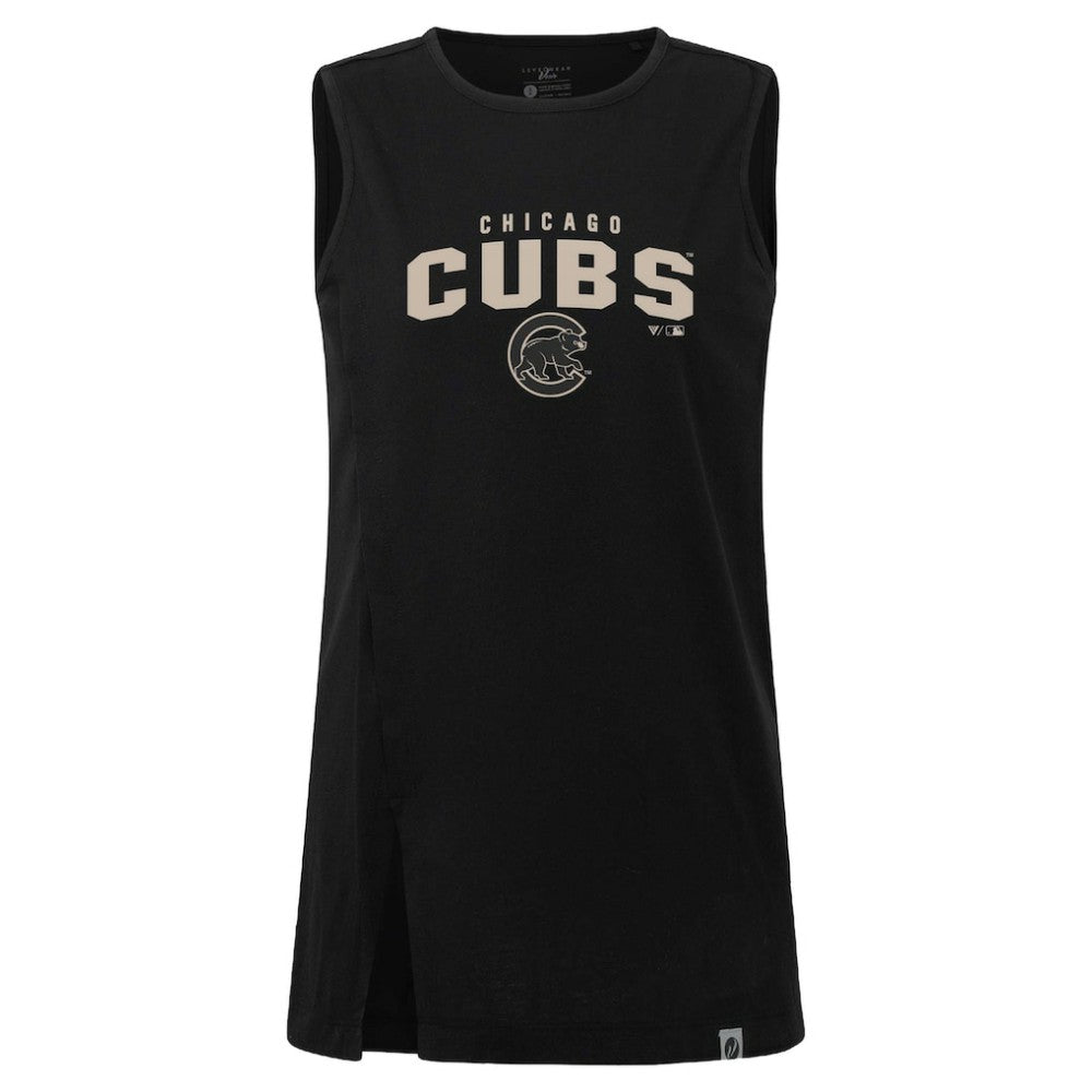 Chicago Cubs Levelwear Women's Influx Team Arch Tank Top Discount
