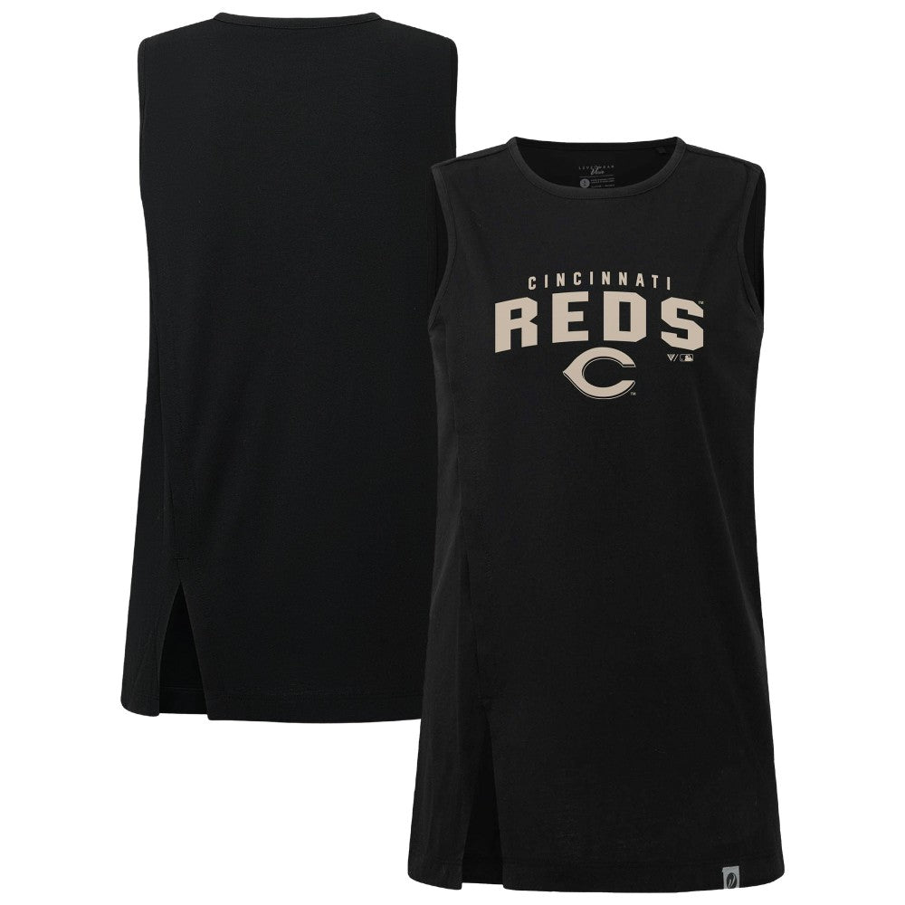 Cincinnati Reds Levelwear Women's Influx Team Arch Tank Top for sale