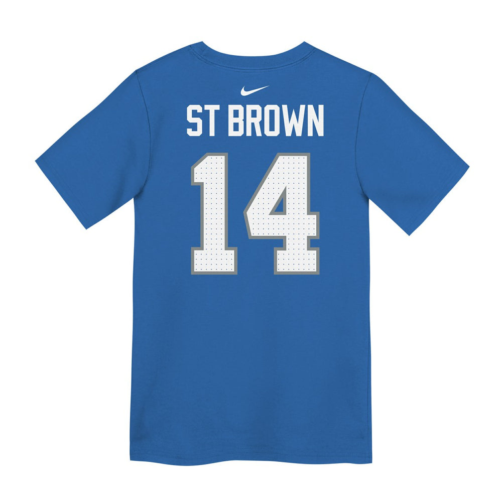 Amon-Ra St. Brown Detroit Lions Preschool Player Name & Number T-Shirt - Blue - Nike