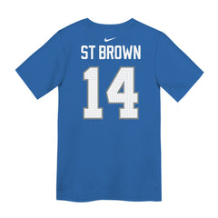 Amon-Ra St. Brown Detroit Lions Preschool Player Name & Number T-Shirt - Blue - Nike