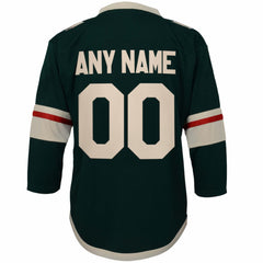 Minnesota Wild Youth Replica Custom Jersey - Green | NHL sale