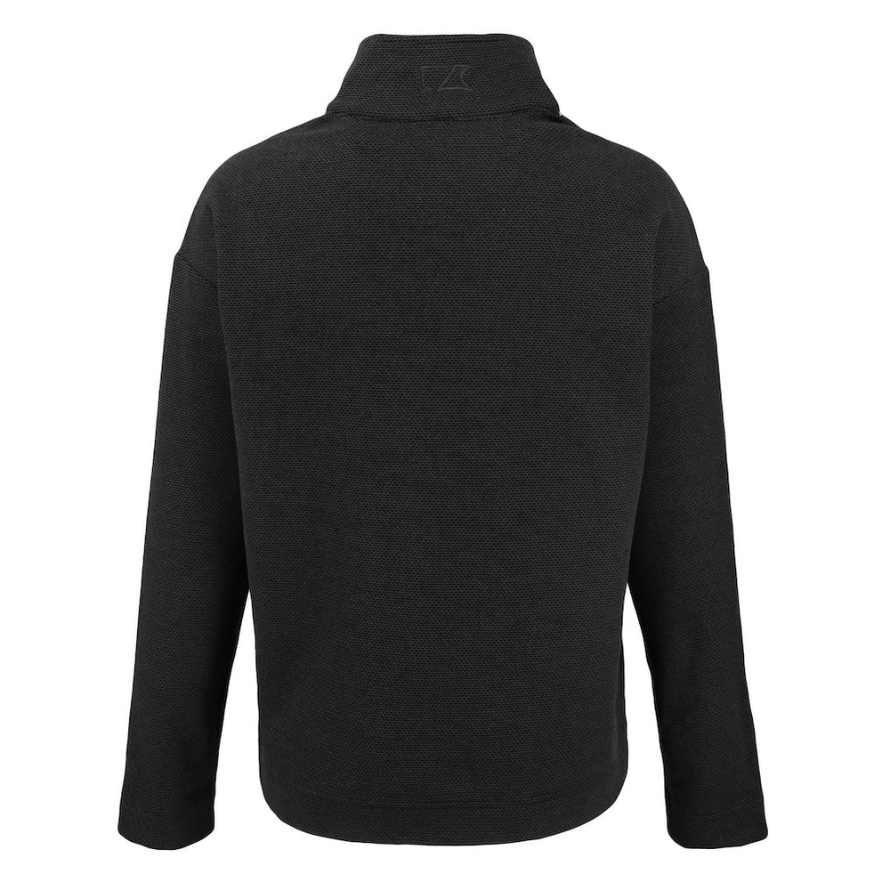 Arizona Cardinals Cutter & Buck Women's Hunts Point Eco Half-Snap Sweatshirt - Black - NFL