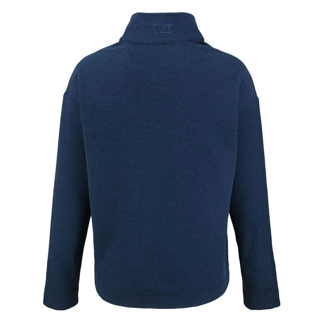 Detroit Lions Cutter & Buck Women's Hunts Point Eco Half-Snap Sweatshirt - Navy - NFL