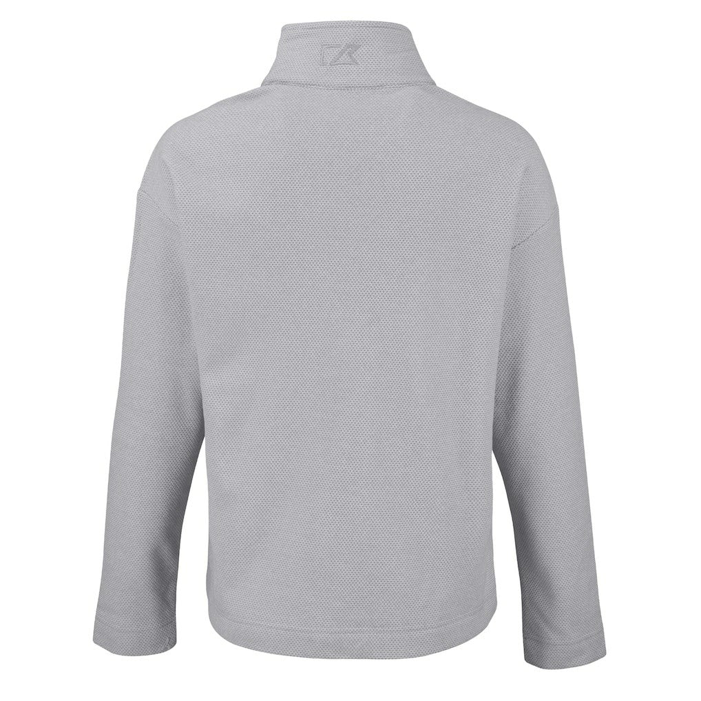 Indianapolis Colts Cutter & Buck Women's Hunts Point Eco Half-Snap Sweatshirt - Gray - NFL