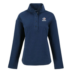 Green Bay Packers Cutter & Buck Women's Hunts Point Eco Half-Snap Sweatshirt - Navy - NFL