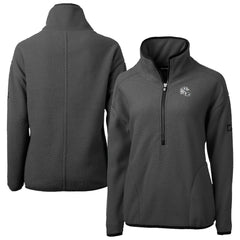 Indianapolis Colts Cutter & Buck Women's Helmet Cascade Eco Sherpa Fleece Half-Zip Jacket - Charcoal - NFL