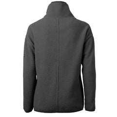 Philadelphia Eagles Cutter & Buck Women's Historic Cascade Eco Sherpa Fleece Half-Zip Jacket - Charcoal - NFL