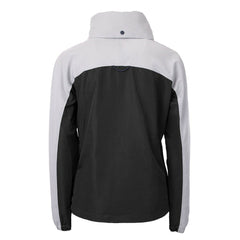 Minnesota Vikings Cutter & Buck Women's Charter Eco Recycled Half-Zip Hooded Anorak Jacket - Black - NFL
