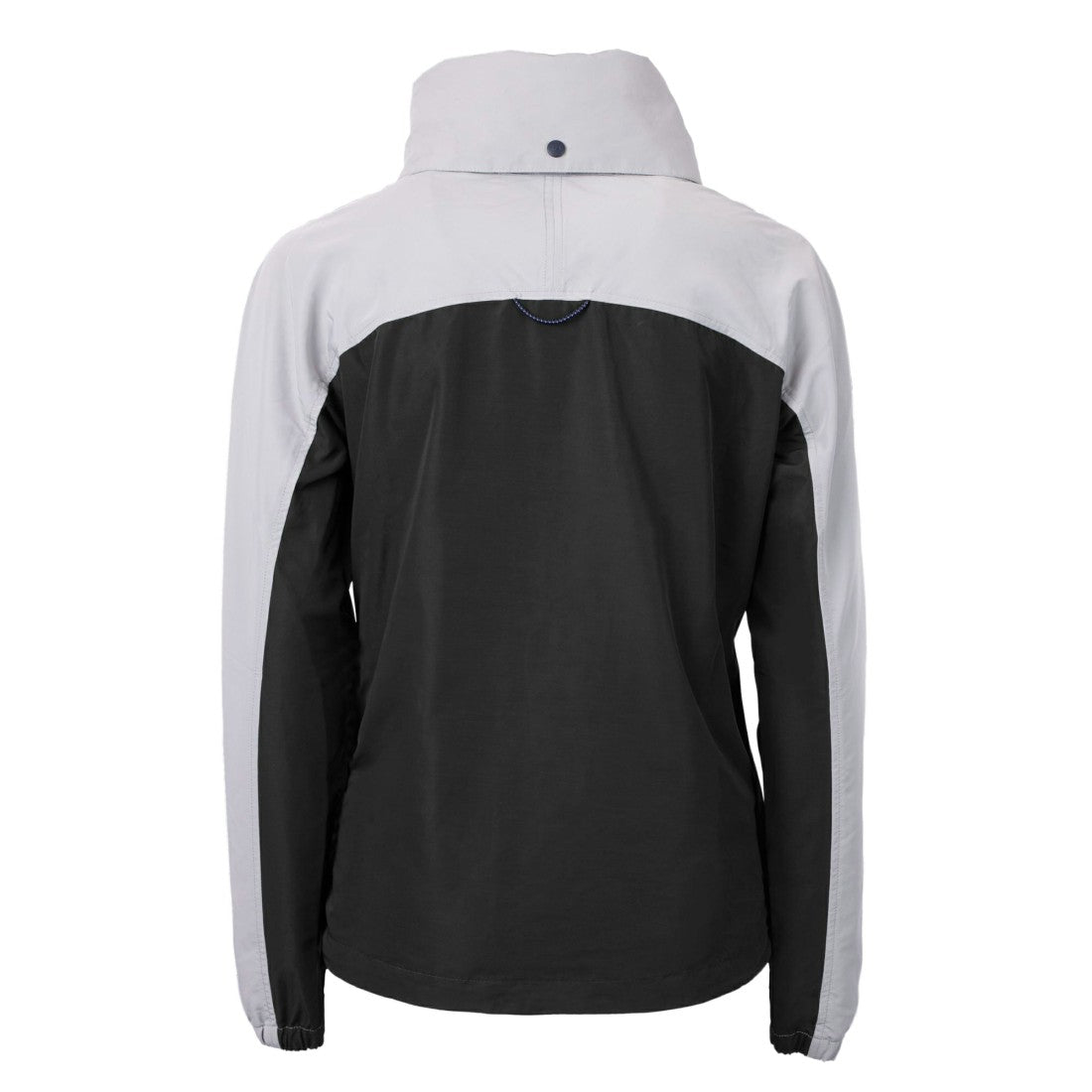 Green Bay Packers Cutter & Buck Women's Charter Eco Recycled Half-Zip Hooded Anorak Jacket - Black - NFL