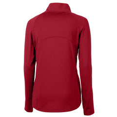 Arizona Cardinals Cutter & Buck Women's Adapt Eco Knit Stretch Recycled Raglan Half-Zip Top - Cardinal - NFL